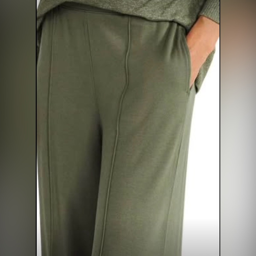 Time and Tru Olive Wide Leg Pants